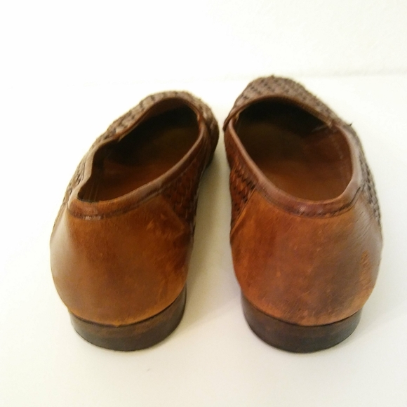 Garys International Weave Leather Loafer Shoes - Picture 5 of 8